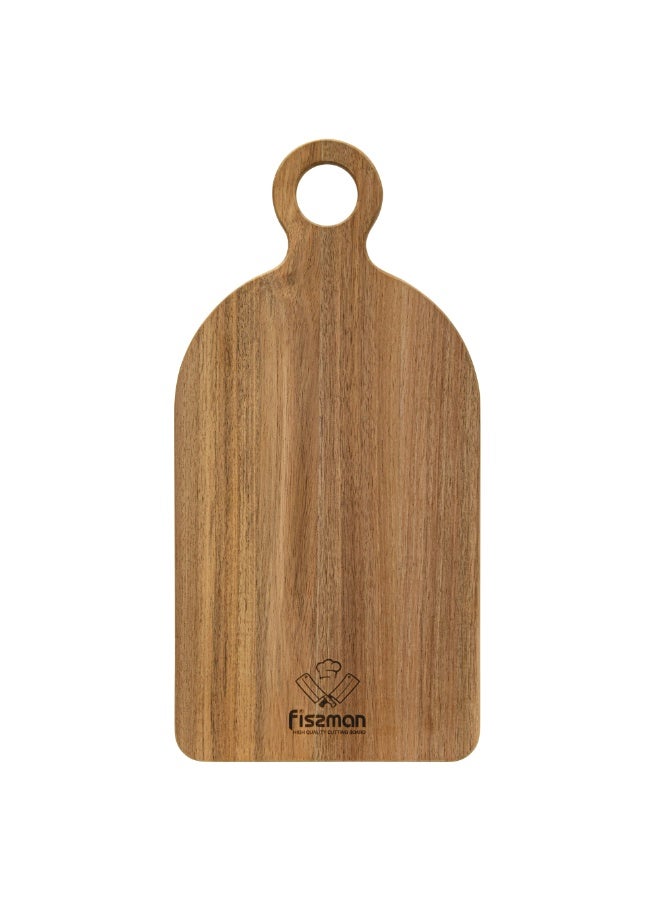 فيسمان لوح تقطيع من خشب الأكاسيا، 41×20×1.5، لوح تقطيع للمطبخ مزود بفتحة تعليق، لوح تقطيع قابل للاستخدام على الوجهين - Image 5